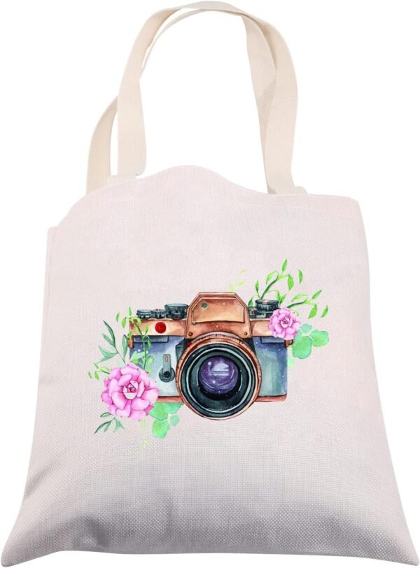 BNQL Photographer Gifts Tote Bag Photography Lovers Gifts Camera Gifts for Photographers Graduation Gifts