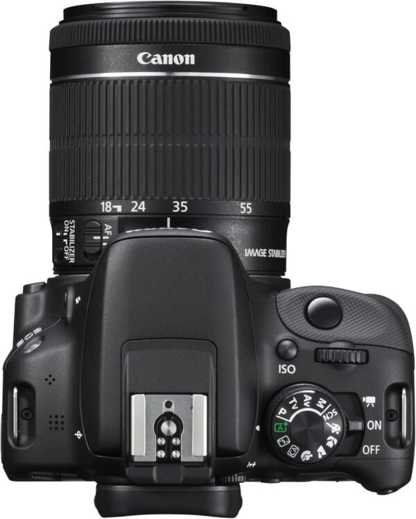 Canon EOS 100D Digital SLR Camera (EF-S 18-55 mm f/3.5-5.6 IS STM Lens, 18 MP, CMOS Sensor, 3 inch LCD) (Renewed)