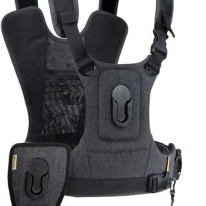 Cotton Carrier CCS G3 Camera Harness System for Two Cameras - Grey